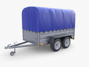 Cargo Trailer v5 3D Model