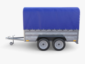 Cargo Trailer v5 3D Model