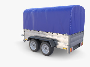 Cargo Trailer v5 3D Model