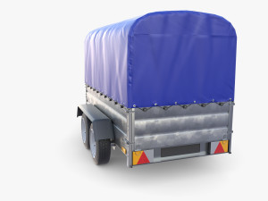 Cargo Trailer v5 3D Model