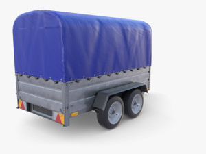 Cargo Trailer v5 3D Model
