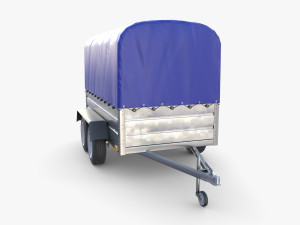 Cargo Trailer v5 3D Model