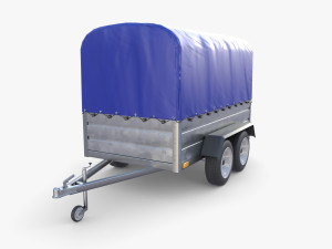 Cargo Trailer v5 3D Model