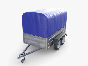 Cargo Trailer v5 3D Model