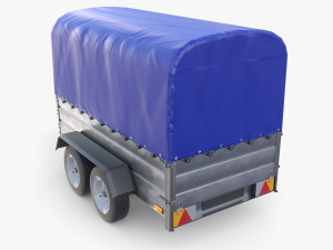 Cargo Trailer v5 3D Model