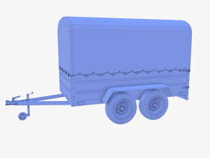 Cargo Trailer v5 3D Model