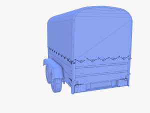 Cargo Trailer v5 3D Model