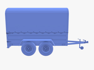 Cargo Trailer v5 3D Model