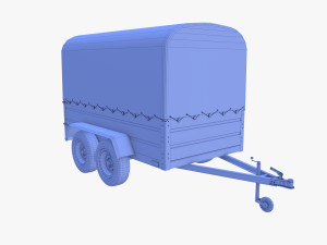Cargo Trailer v5 3D Model
