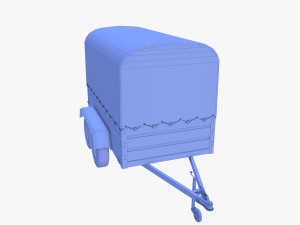 Cargo Trailer v5 3D Model