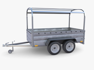 Cargo Trailer v6 3D 모델