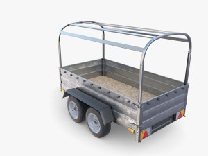Cargo Trailer v6 3D 모델
