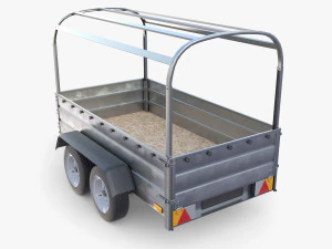 Reboque de carga v6 Modelo 3D