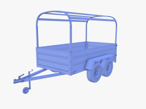 Cargo Trailer v6 3D 모델