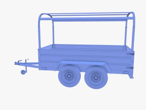 Reboque de carga v6 Modelo 3D