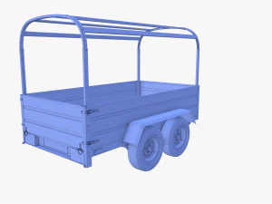 Reboque de carga v6 Modelo 3D