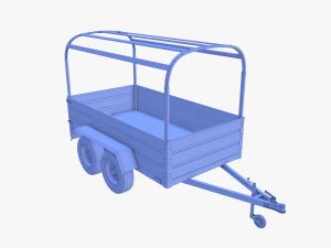 Reboque de carga v6 Modelo 3D