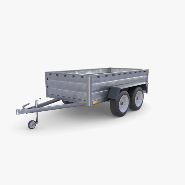 Cargo Trailer v7 3D 模型 .c4d .max .obj .3ds .fbx .stl .blend 
