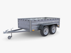 Cargo Trailer v7 3D 模型