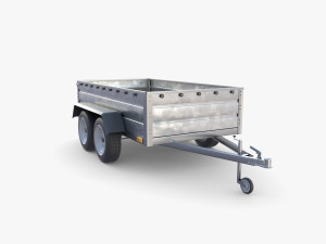 Cargo Trailer v7 3D 模型