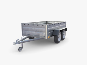Cargo Trailer v7 3D 模型