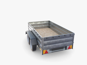 Cargo Trailer v7 3D 模型
