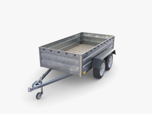 Cargo Trailer v7 3D 模型