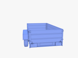 Cargo Trailer v7 3D 模型
