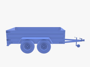 Cargo Trailer v7 3D 模型