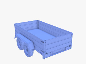Cargo Trailer v7 3D 模型