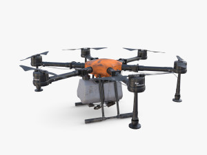 Agricultural drone V2 3D मॉडल