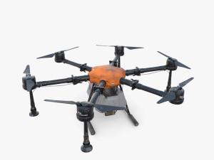 Agricultural drone V2 3D मॉडल
