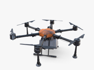 Agricultural drone V2 3D मॉडल