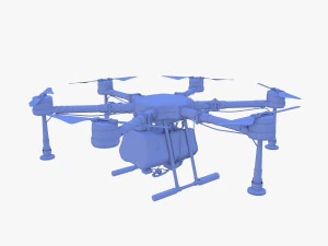 Agricultural drone V2 3D Model