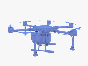 Agricultural drone V2 3D मॉडल