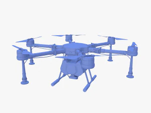 Agricultural drone V2 3D Model