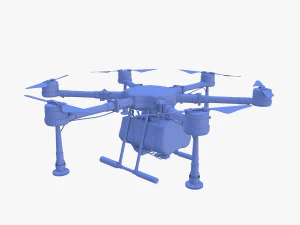 Agricultural drone V2 3D Model
