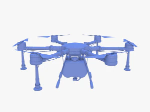 Agricultural drone V2 3D Model