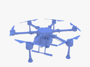 Agricultural drone V2 3D Model