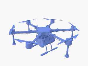 Agricultural drone V2 3D Model