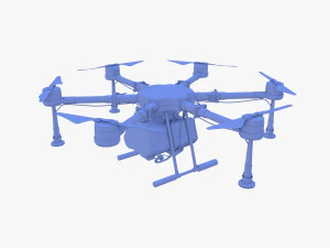 Agricultural drone V2 3D Model