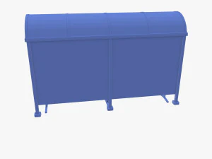 버스 정류장 v1 3D 모델