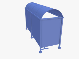 Bus stop v1 3D 모델