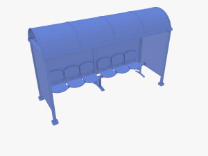 Bus stop v1 3D 모델