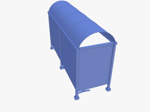 Bus stop v1 3D 모델