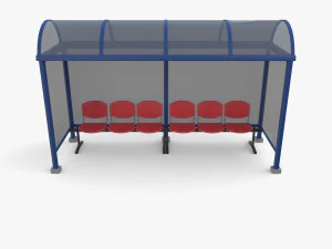 Bus stop V2 3D Model