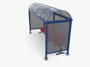Bus stop V2 3D Model