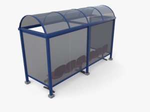Bus stop V2 3D Model