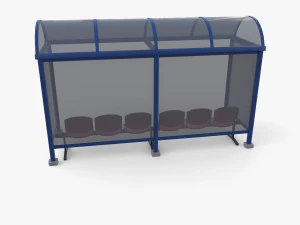 Bus stop V2 3D Model