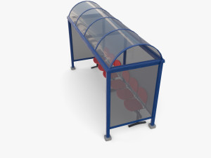 Bus stop V2 3D Model